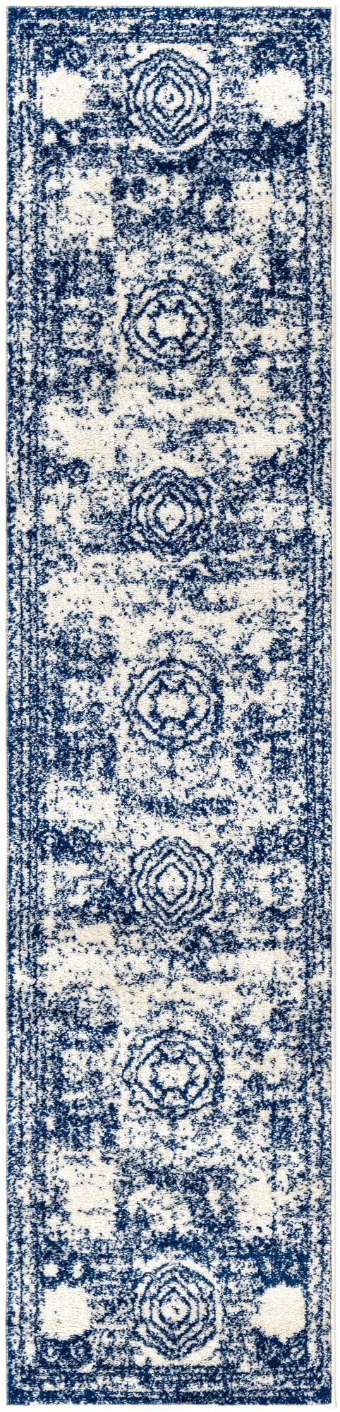 Rug Ivory and Blue Swatch link