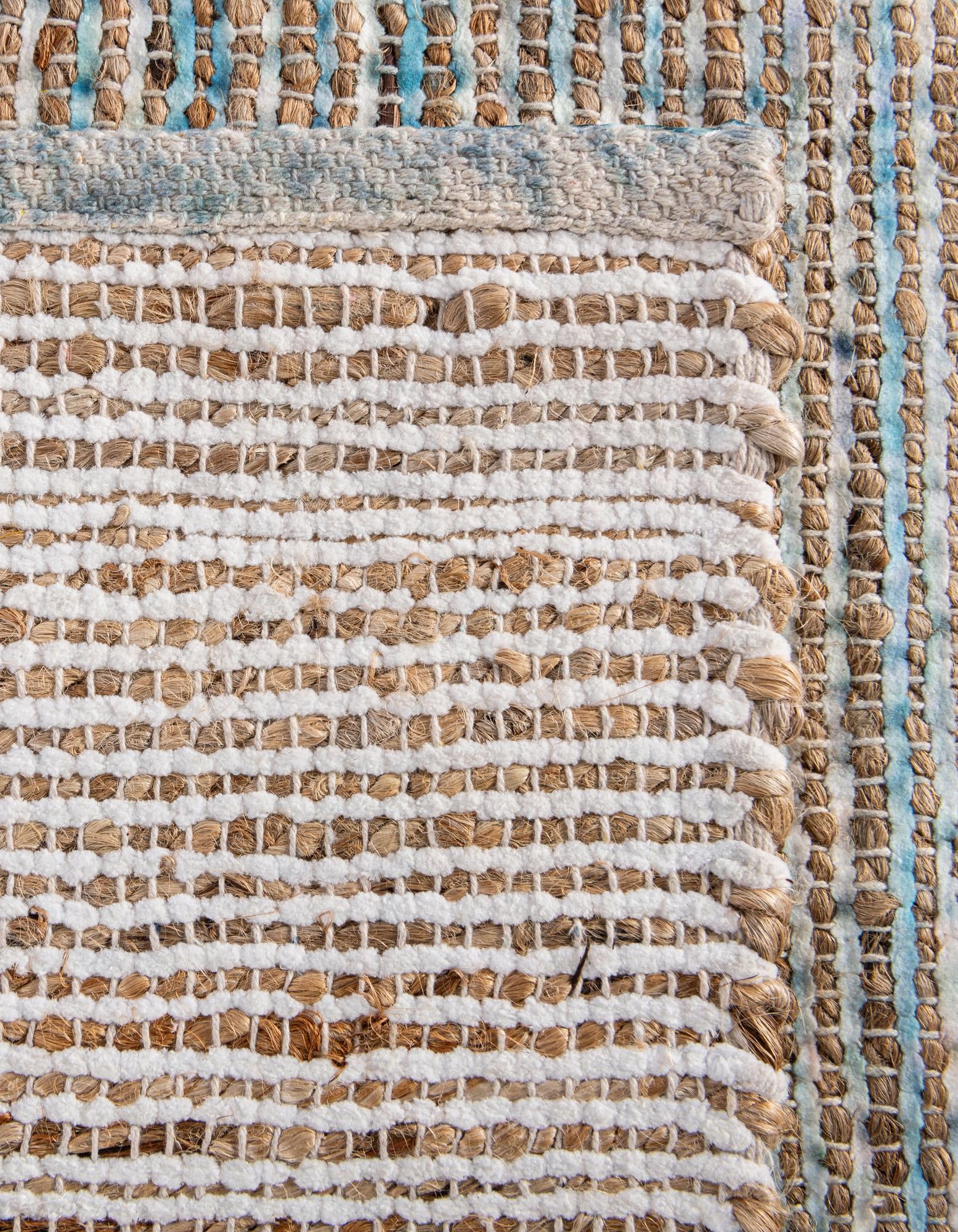 2' 2 x 6' 1 Hand Woven Chenille Jute Runner Rug