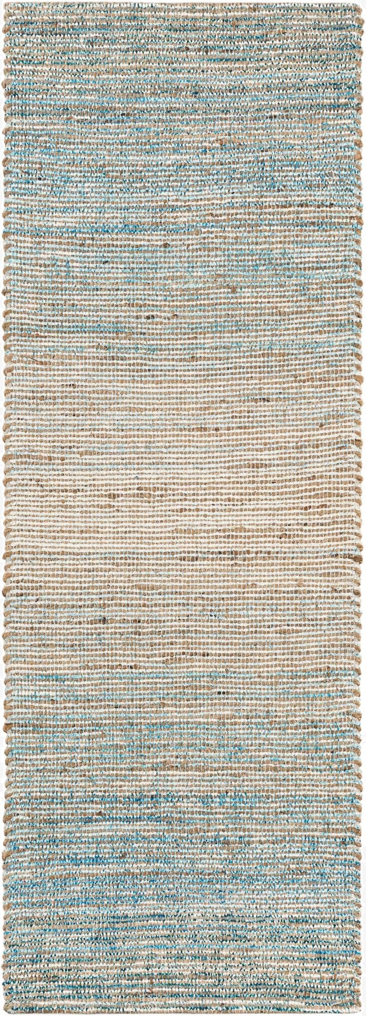2' 2 x 6' 1  Hand Woven Chenille Jute Runner Rug
