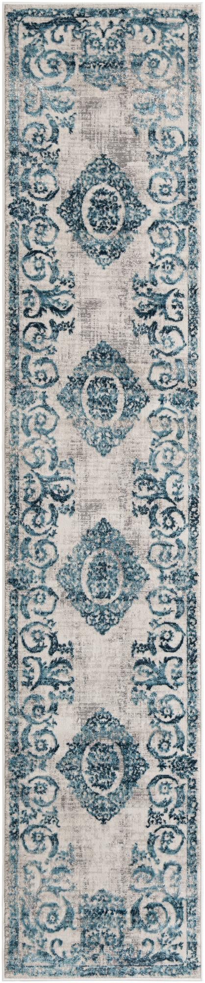 Rug Ivory and Blue Swatch link