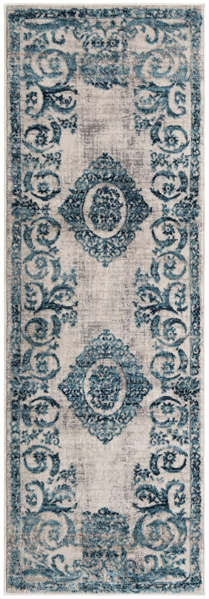 Rug Ivory and Blue Swatch link