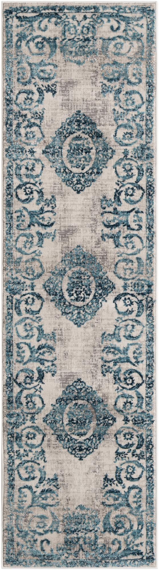 Rug Ivory and Blue Swatch link