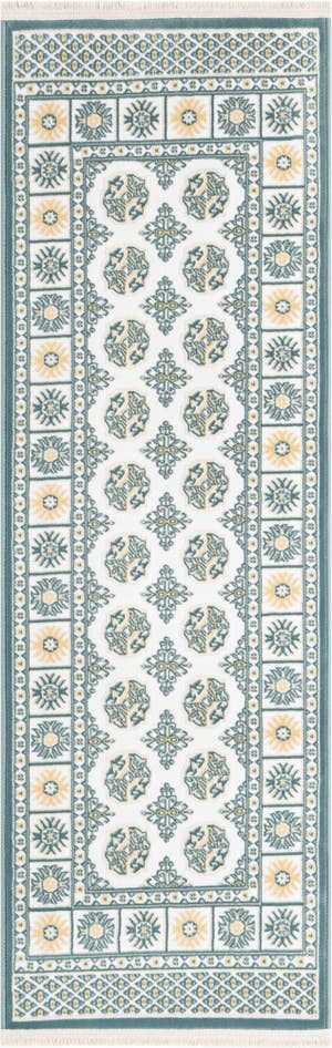 Detail image of 2' x 6' Nain Design Runner Rug