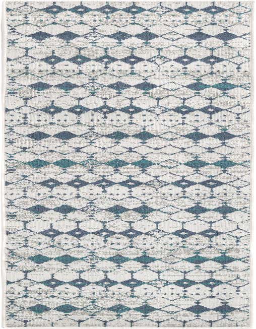 2' x 8' Easy-Clean Lattice Indoor / Outdoor Runner Rug