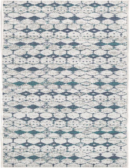Detail image of 2' x 8' Easy-Clean Lattice Indoor / Outdoor Runner Rug