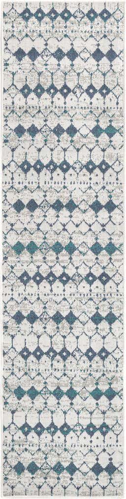 2' x 8' Easy-Clean Lattice Indoor / Outdoor Runner Rug