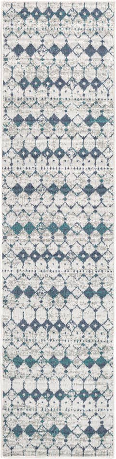 Detail image of 2' x 8' Easy-Clean Lattice Indoor / Outdoor Runner Rug