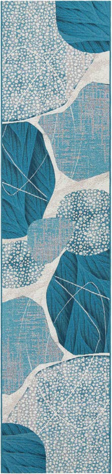 Detail image of 2' 7 x 12' Easy-Clean Modern Indoor / Outdoor Runner Rug