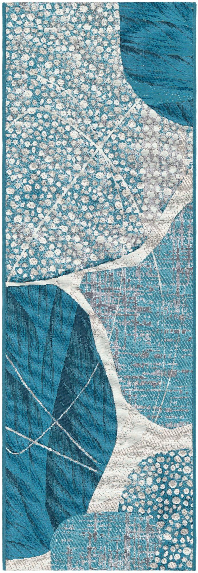2' x 6' 1 Easy-Clean Modern Indoor / Outdoor Runner Rug