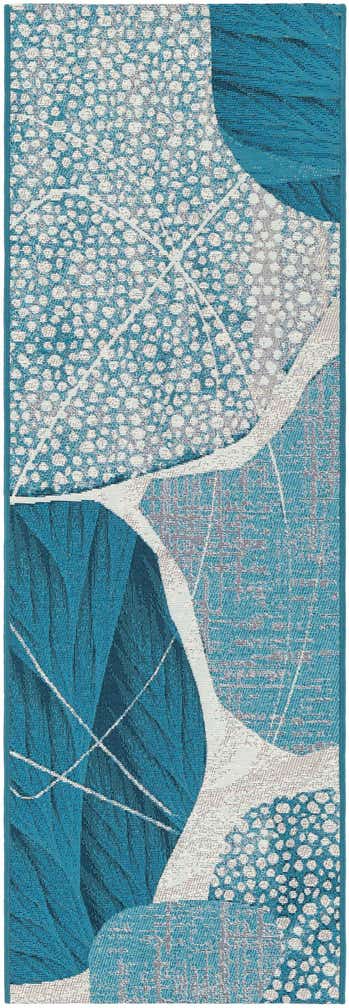 2' x 6' 1 Easy-Clean Modern Indoor / Outdoor Runner Rug