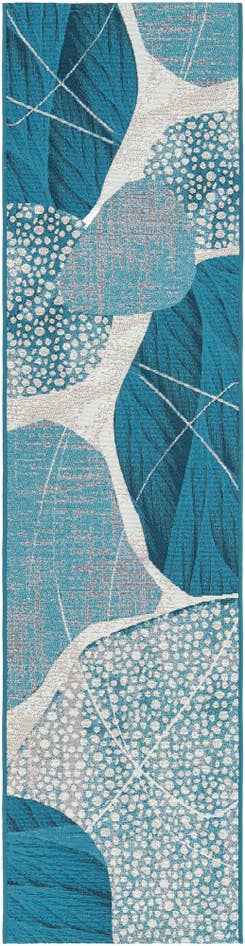 Detail image of 2' x 8' Easy-Clean Modern Indoor / Outdoor Runner Rug