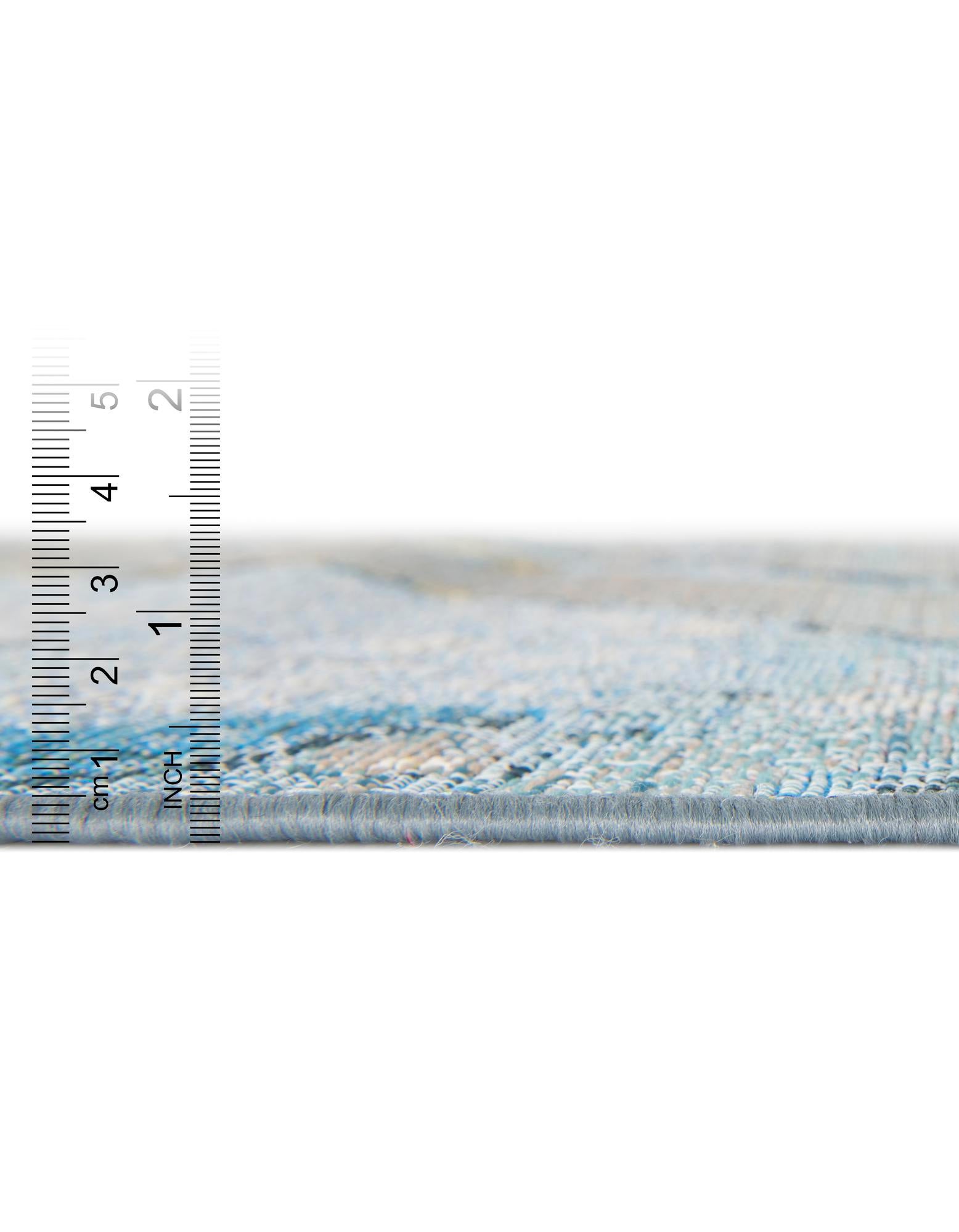 2' 7 x 10' Easy-Clean Modern Indoor / Outdoor Runner Rug
