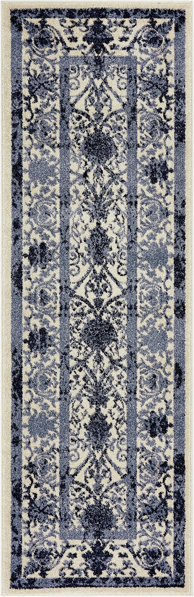 Rug Ivory and Blue Swatch link