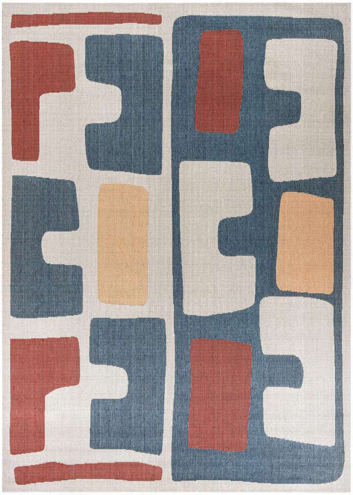 10' x 10' Easy-Clean Baja Indoor / Outdoor Square Rug