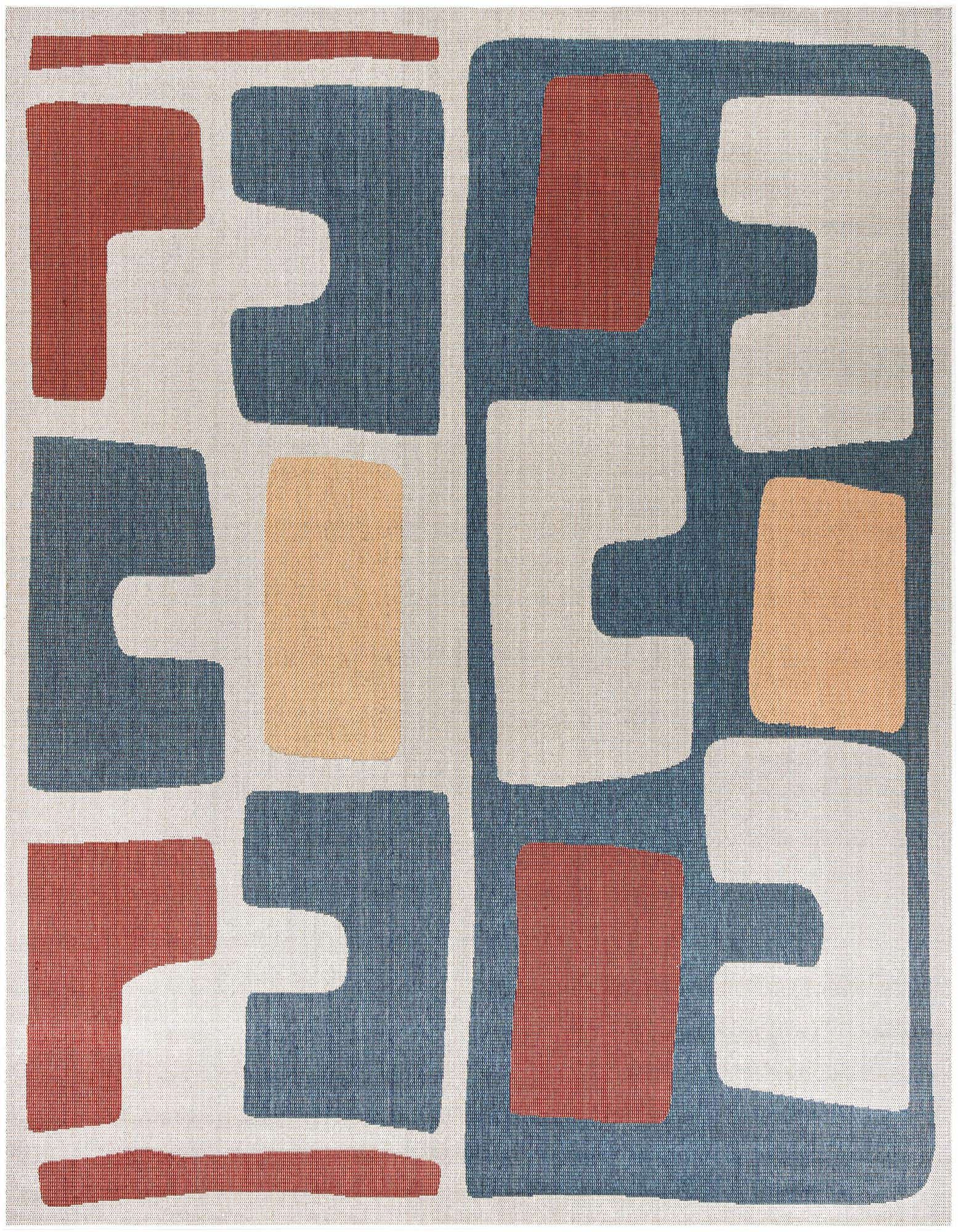 10' x 10' Easy-Clean Baja Indoor / Outdoor Square Rug