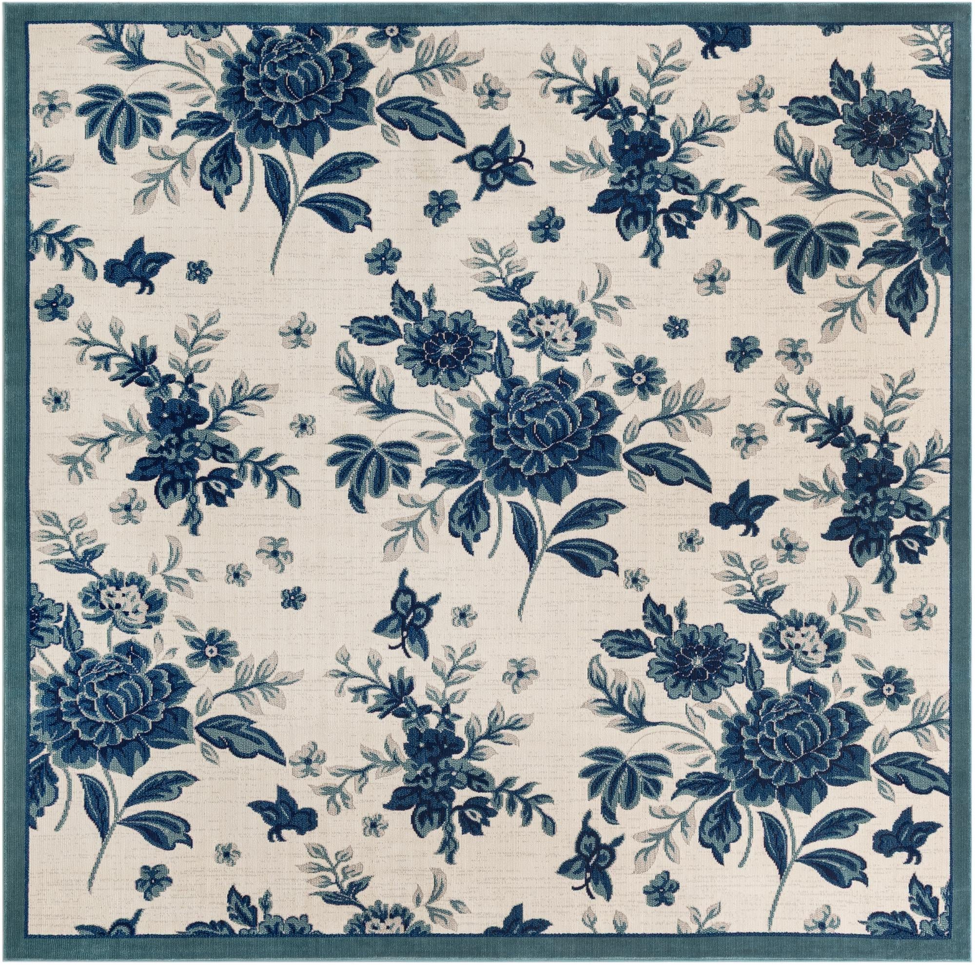 8' x 8' Blossom Square Rug