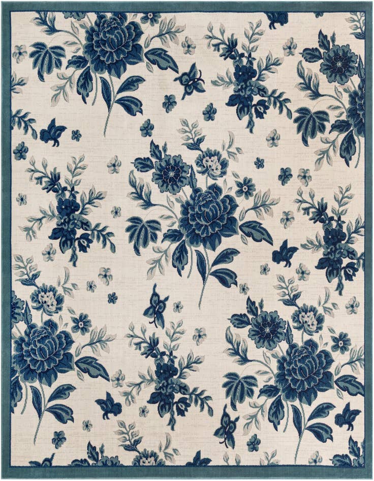 Detail image of 8' x 8' Blossom Square Rug