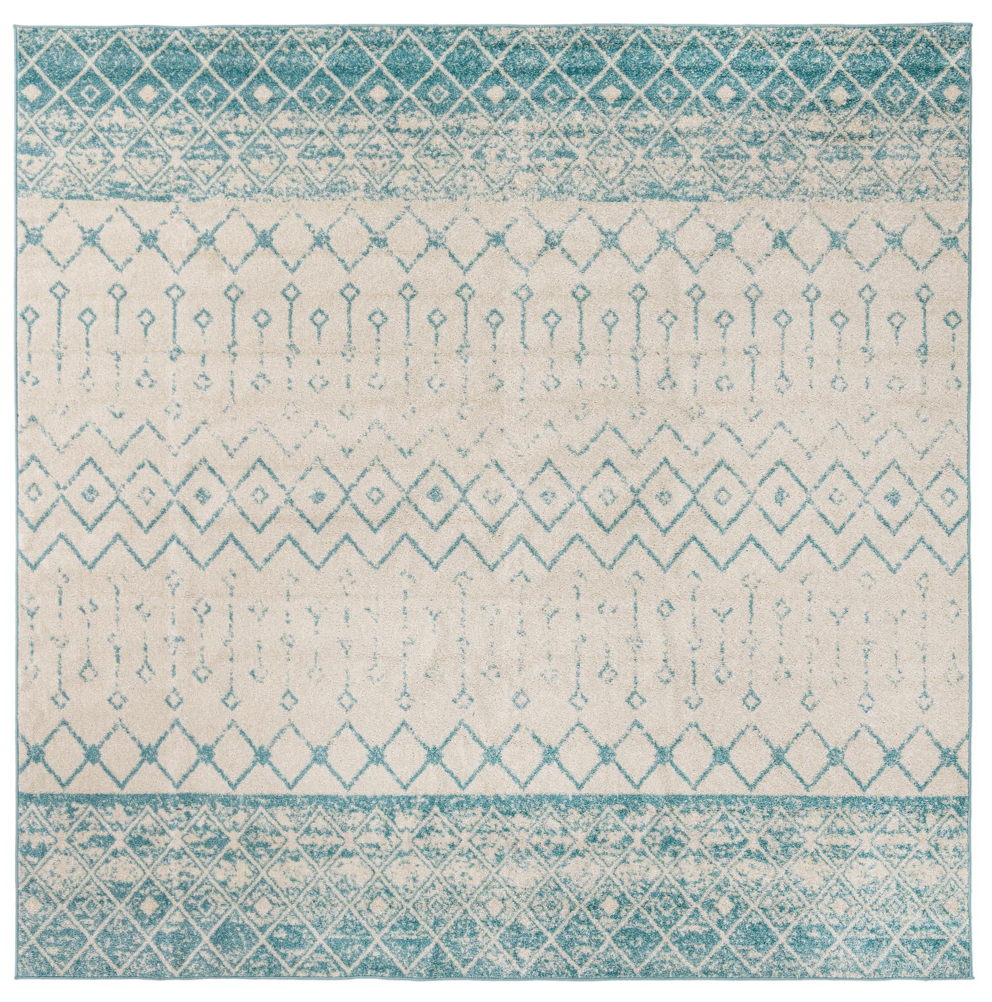 10' x 10' Moroccan Trellis Square Rug