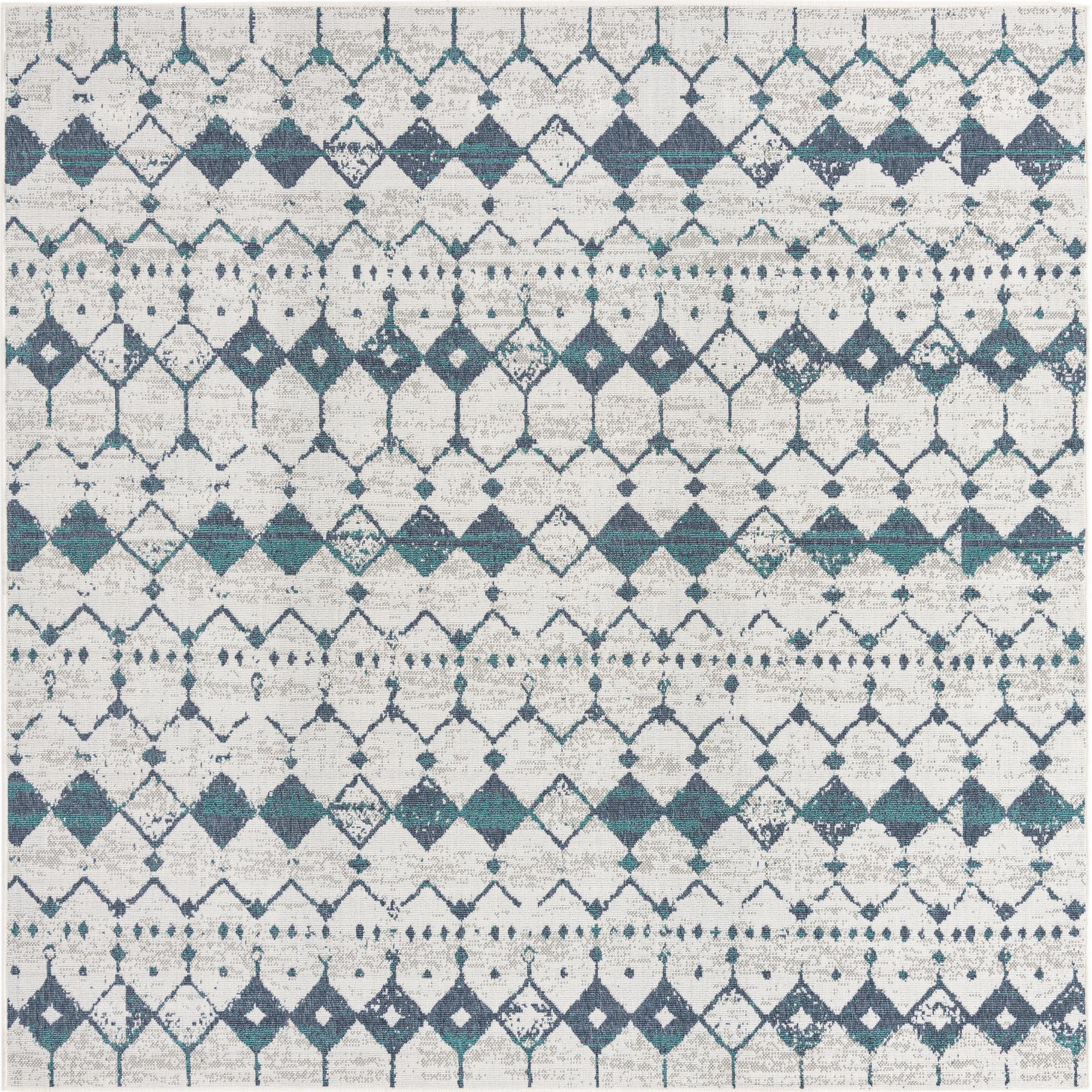Rug Ivory and Blue Swatch link