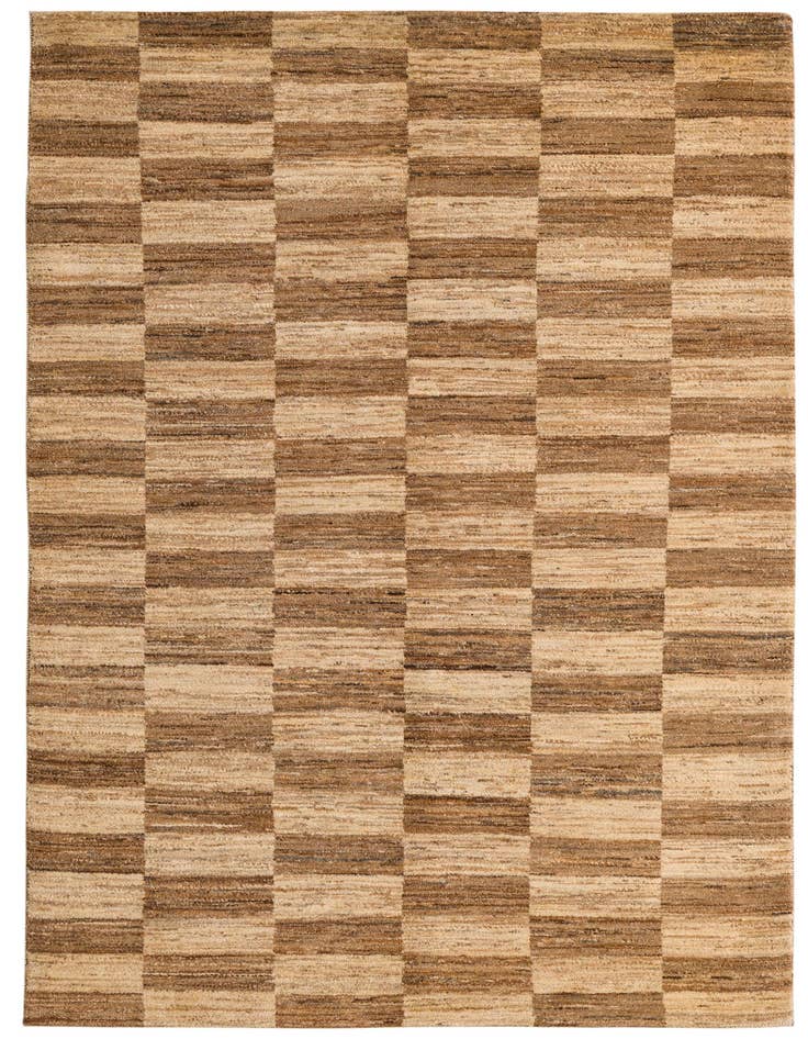 Detail image of 4' 7 x 7' Hand Knotted Kashkuli Gabbeh Oriental Wool Rug