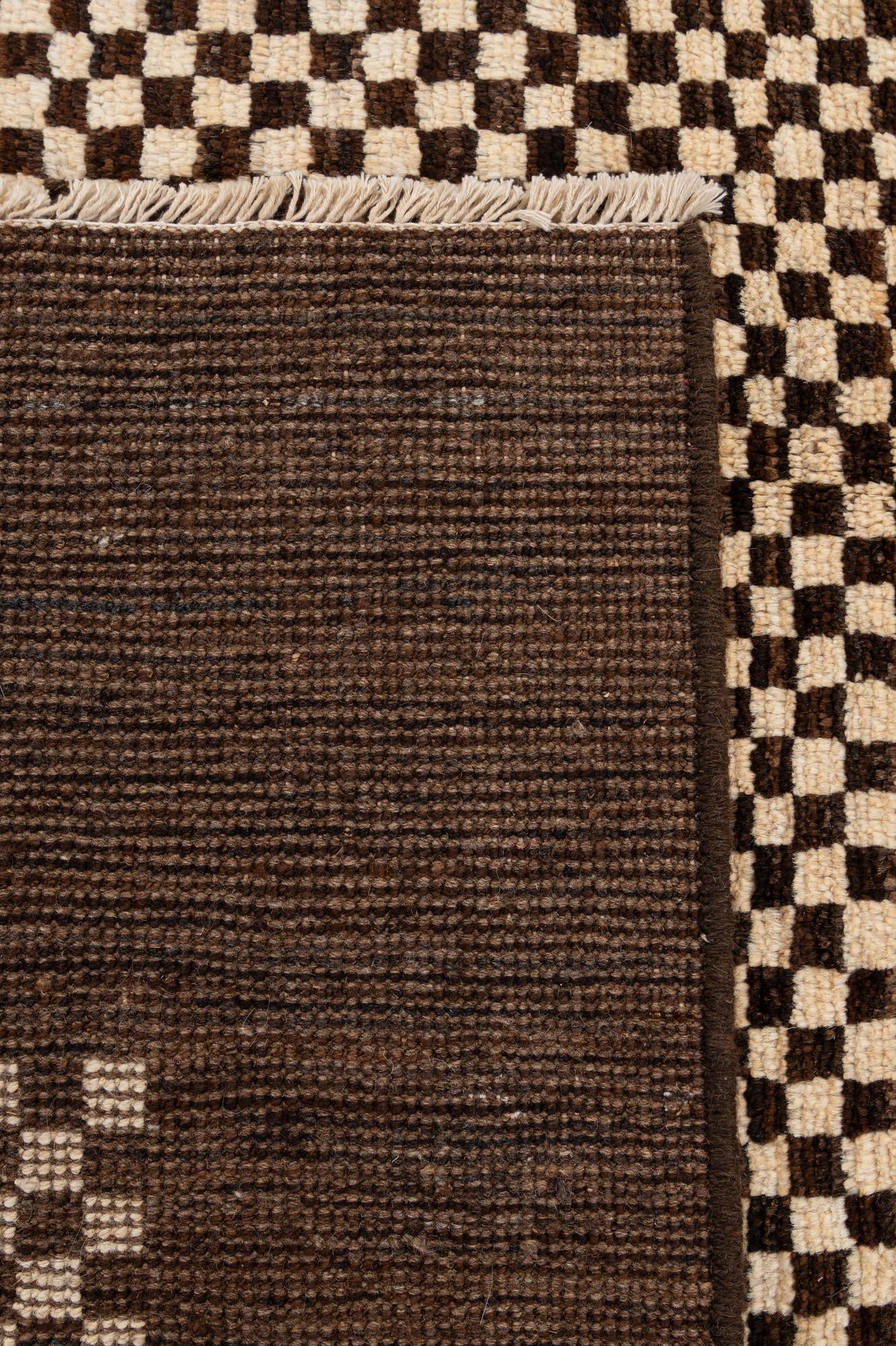 5' 7 x 8' Hand Knotted Modern Ziegler Wool Rug