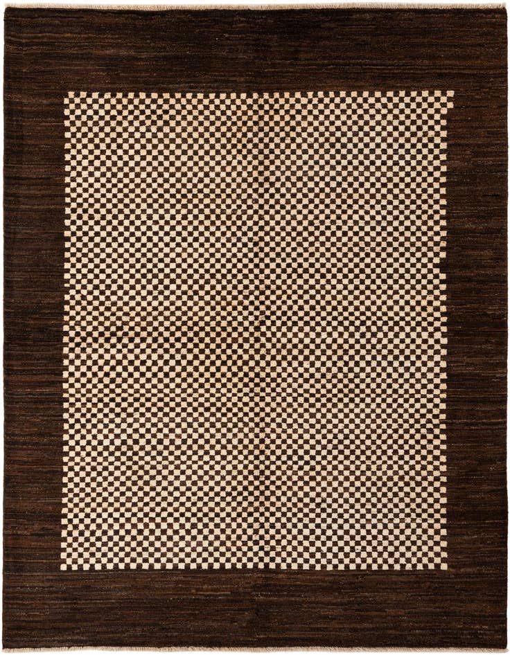 Detail image of 5' 7 x 8' Hand Knotted Modern Ziegler Wool Rug