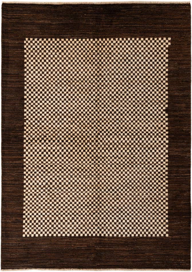 Detail image of 5' 7 x 8' Hand Knotted Modern Ziegler Wool Rug