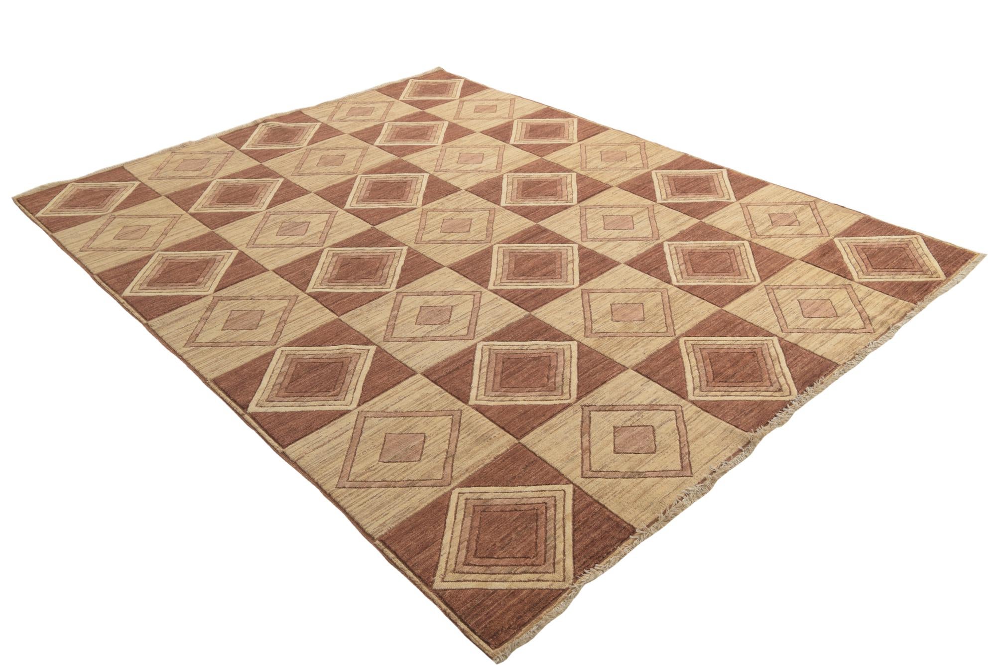 8' 5 x 10' 8 Hand Knotted Modern Ziegler Oriental Wool Rug