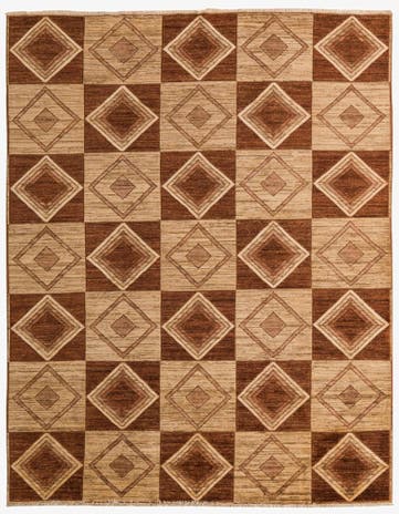 8' 5 x 10' 8 Hand Knotted Modern Ziegler Oriental Wool Rug