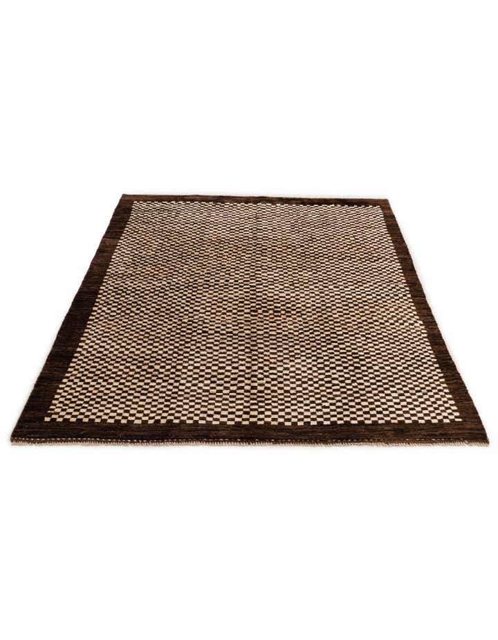 5' 6 x 7' 11 Hand Knotted Moroccan Wool Rug