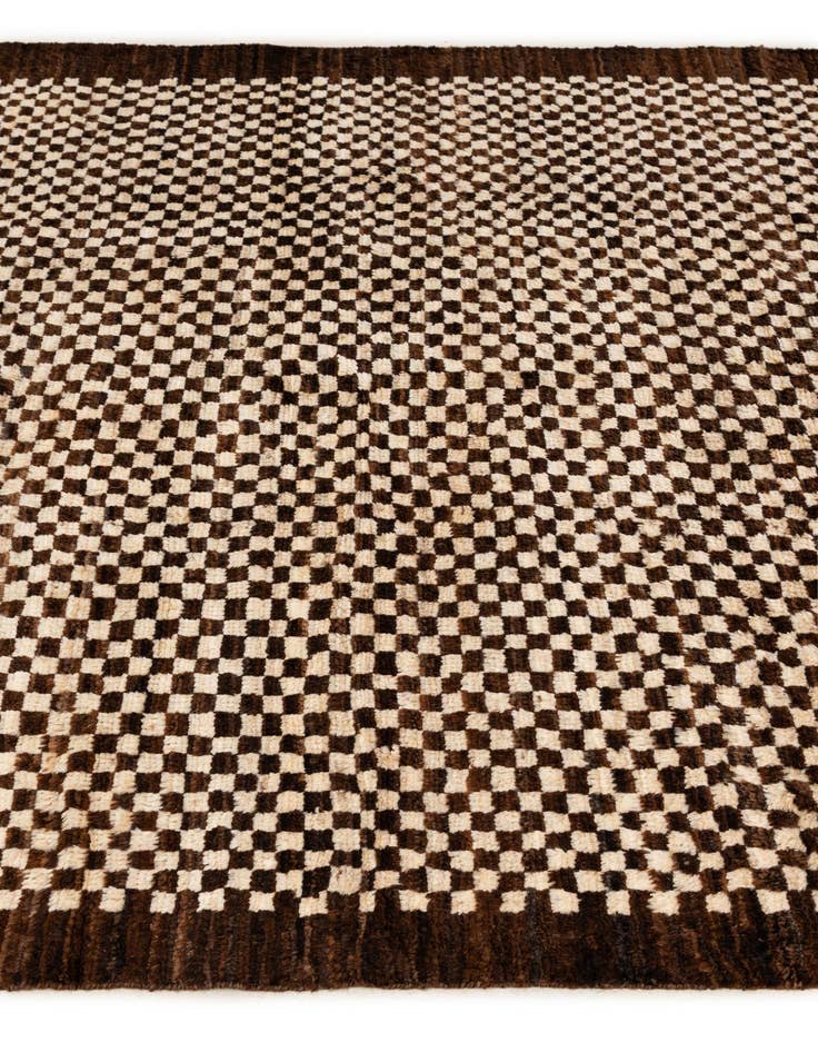 Detail image of 5' 6 x 7' 11  Hand Knotted Moroccan Wool Rug