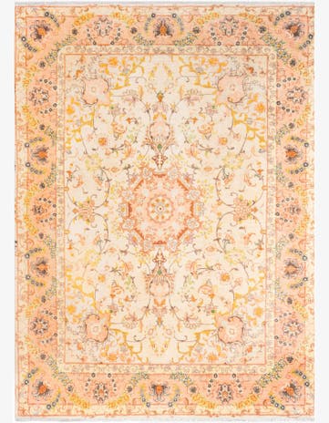 Ivory and Gold Boutique Rug