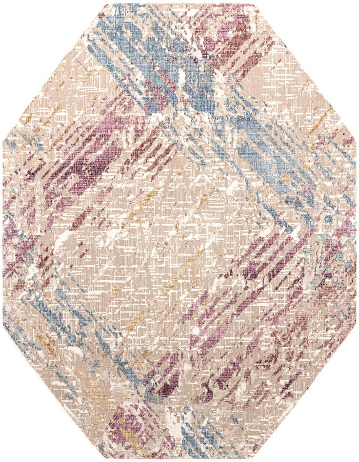 Detail image of 7' 10 x 7' 10 Deepa Octagon Rug