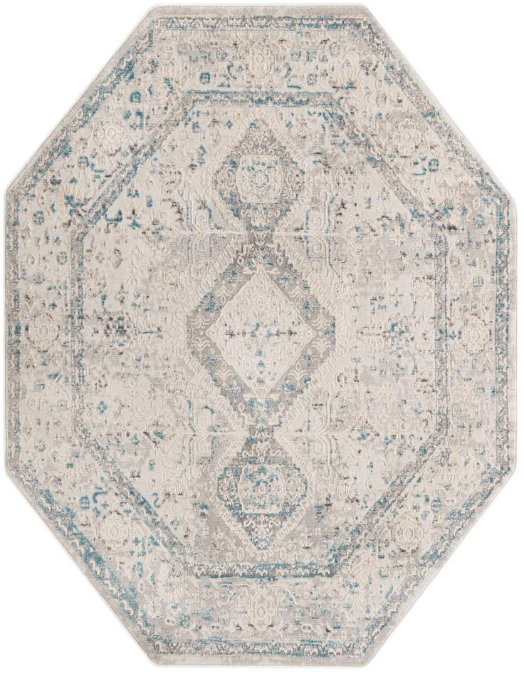 Detail image of 5' 3 x 5' 3 Finsbury Octagon Rug