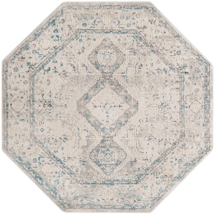 Detail image of 5' 3 x 5' 3 Finsbury Octagon Rug
