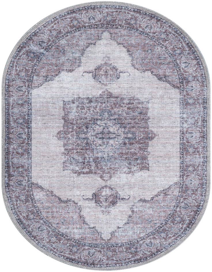 Detail image of 2' x 3' Washable Mangata Oval Rug