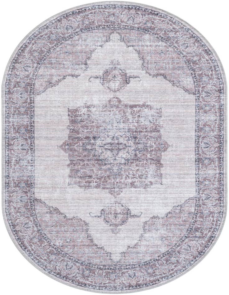 Detail image of 3' 3 x 5' 3 Washable Mangata Oval Rug