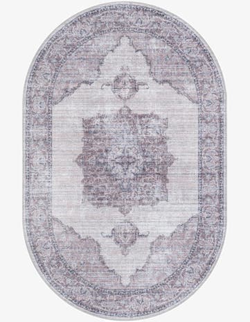4' x 6' Washable Mangata Oval Rug