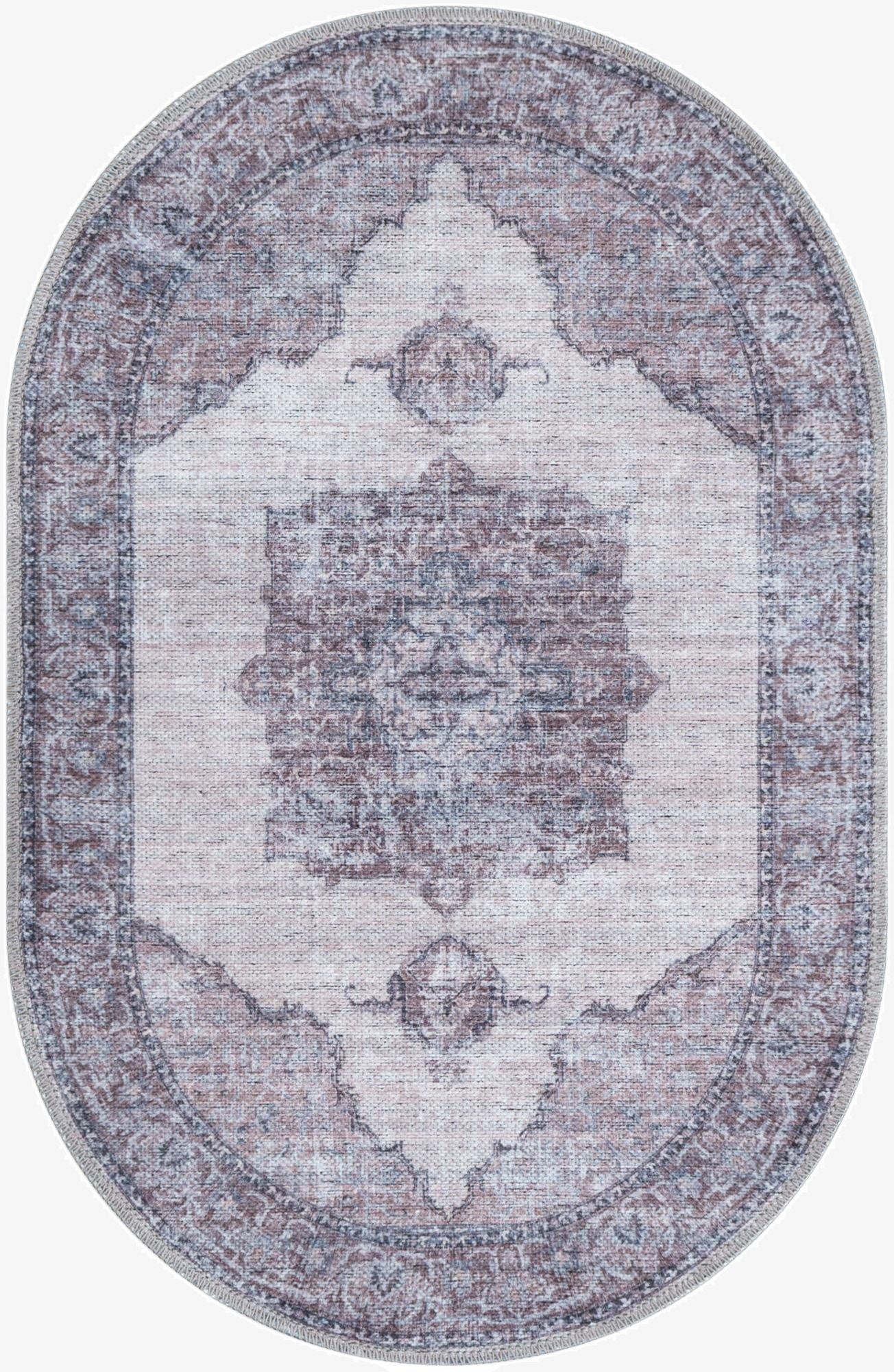 2' x 3'  Washable Mangata Oval Rug
