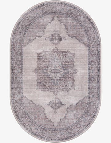 6' x 9' Washable Mangata Oval Rug
