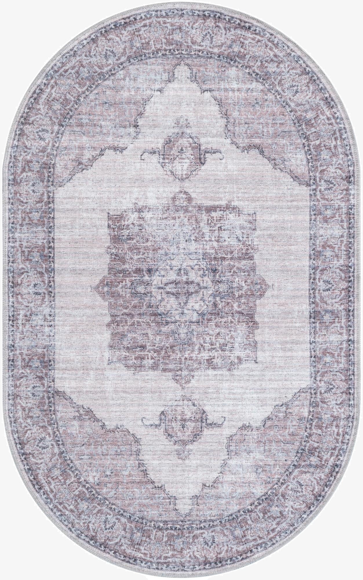 3' 3 x 5' 3  Washable Mangata Oval Rug