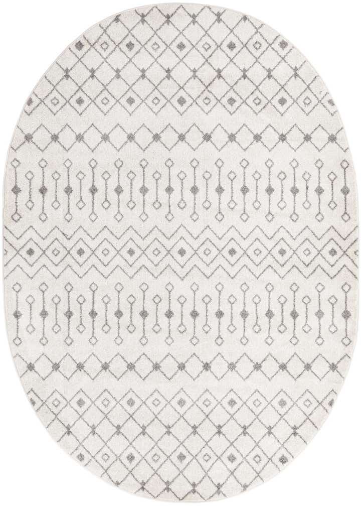 7' 10 x 10' Moroccan Trellis Oval Rug