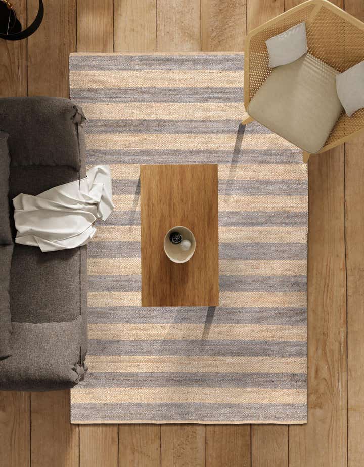 155cm x 245cm Handgefertigt Braided Jute Teppich