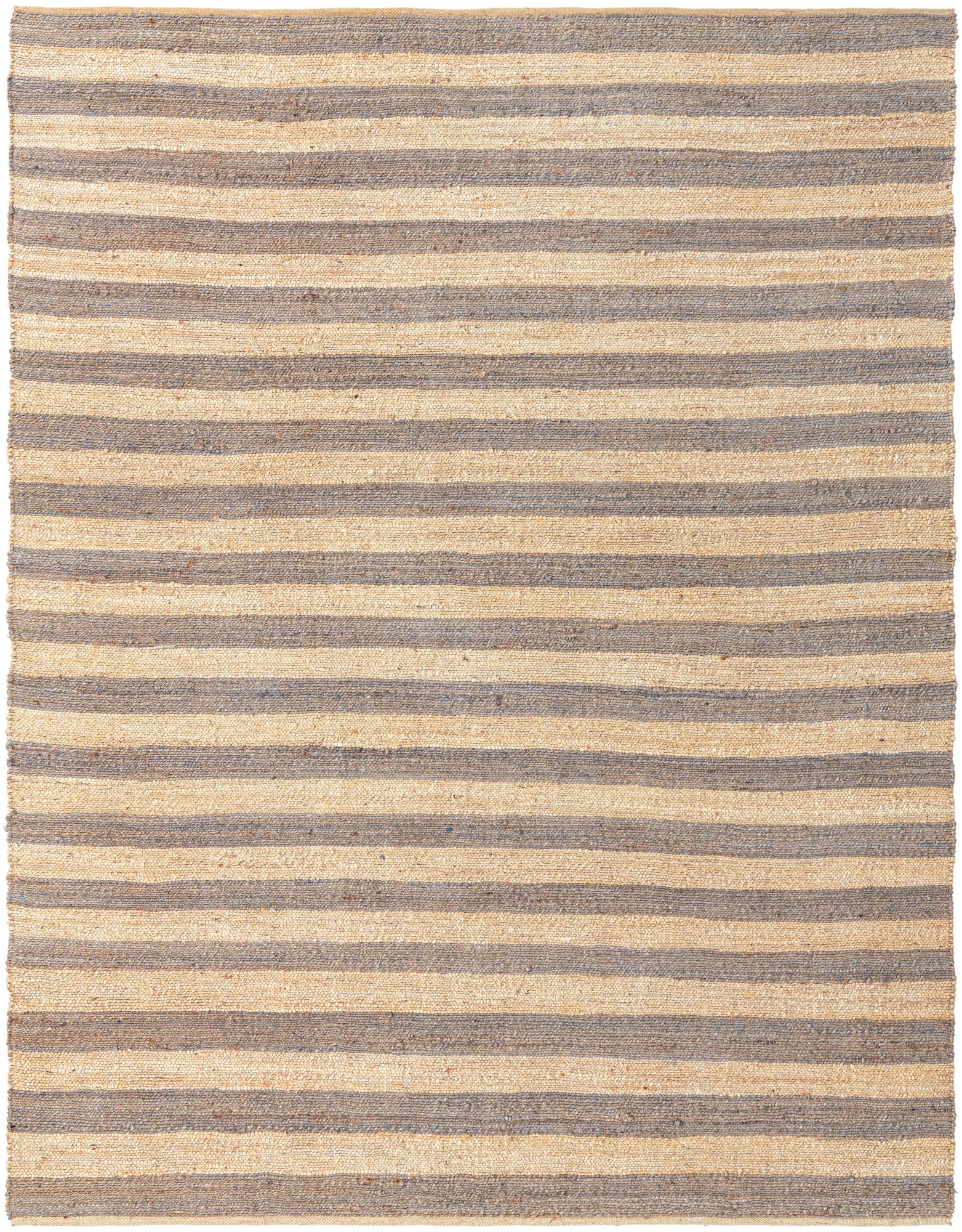 9' x 12' Handmade Braided Jute Rug