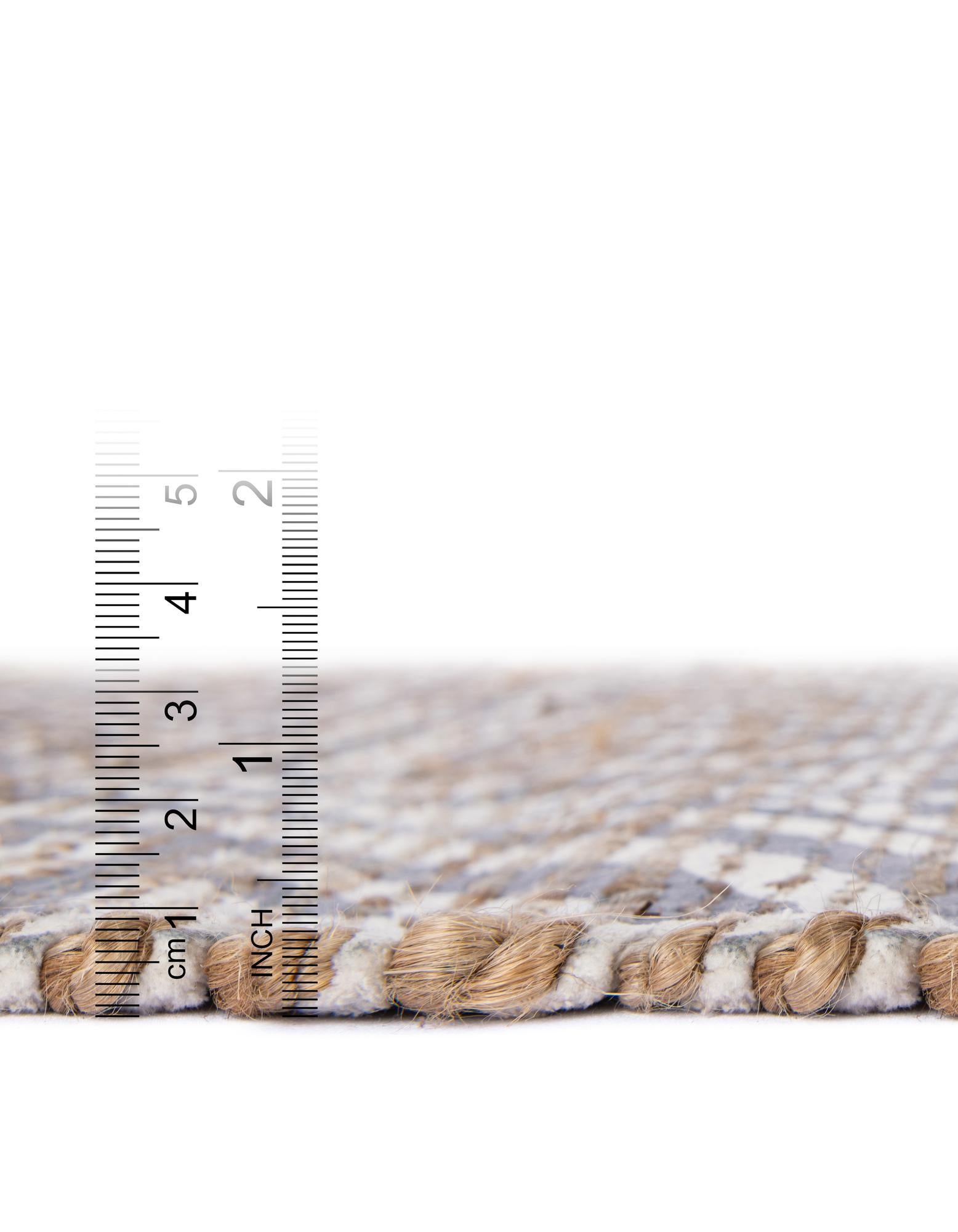 9' x 12' Hand Woven Chenille Jute Rug