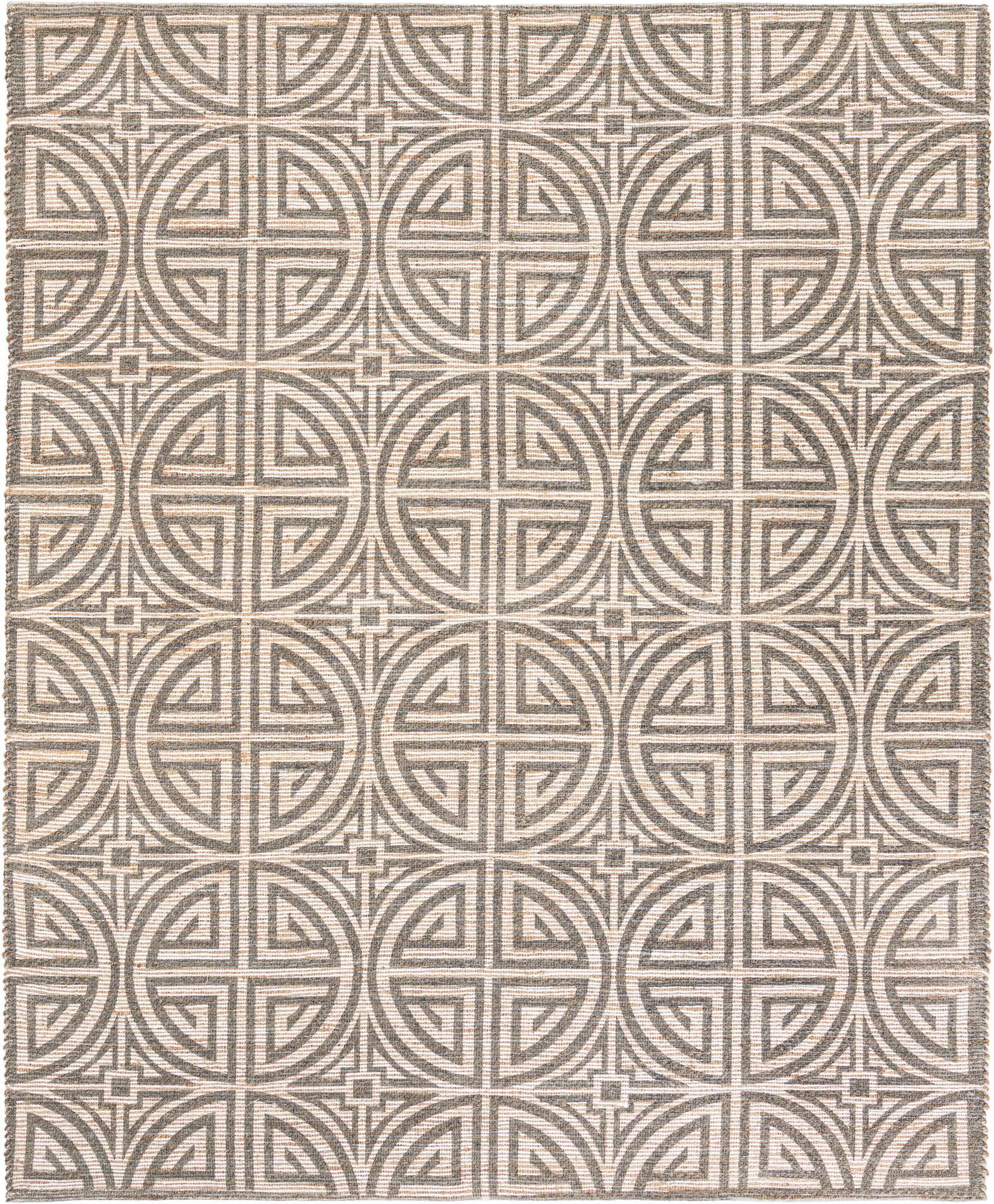 7' 10 x 10' Hand Woven Chenille Jute Rug