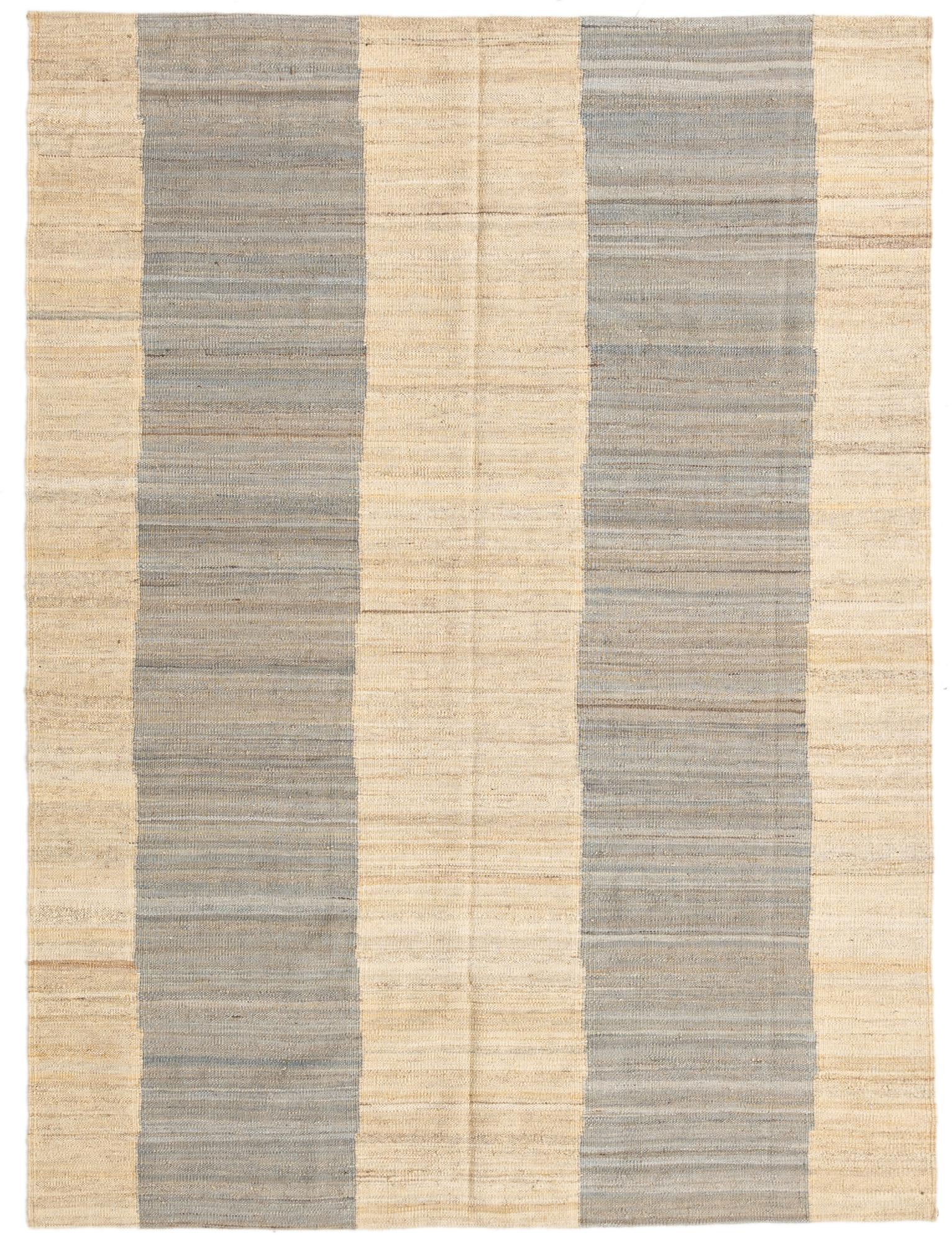 4' 9 x 6' 3 Hand Woven Kilim Modern Wool Rug