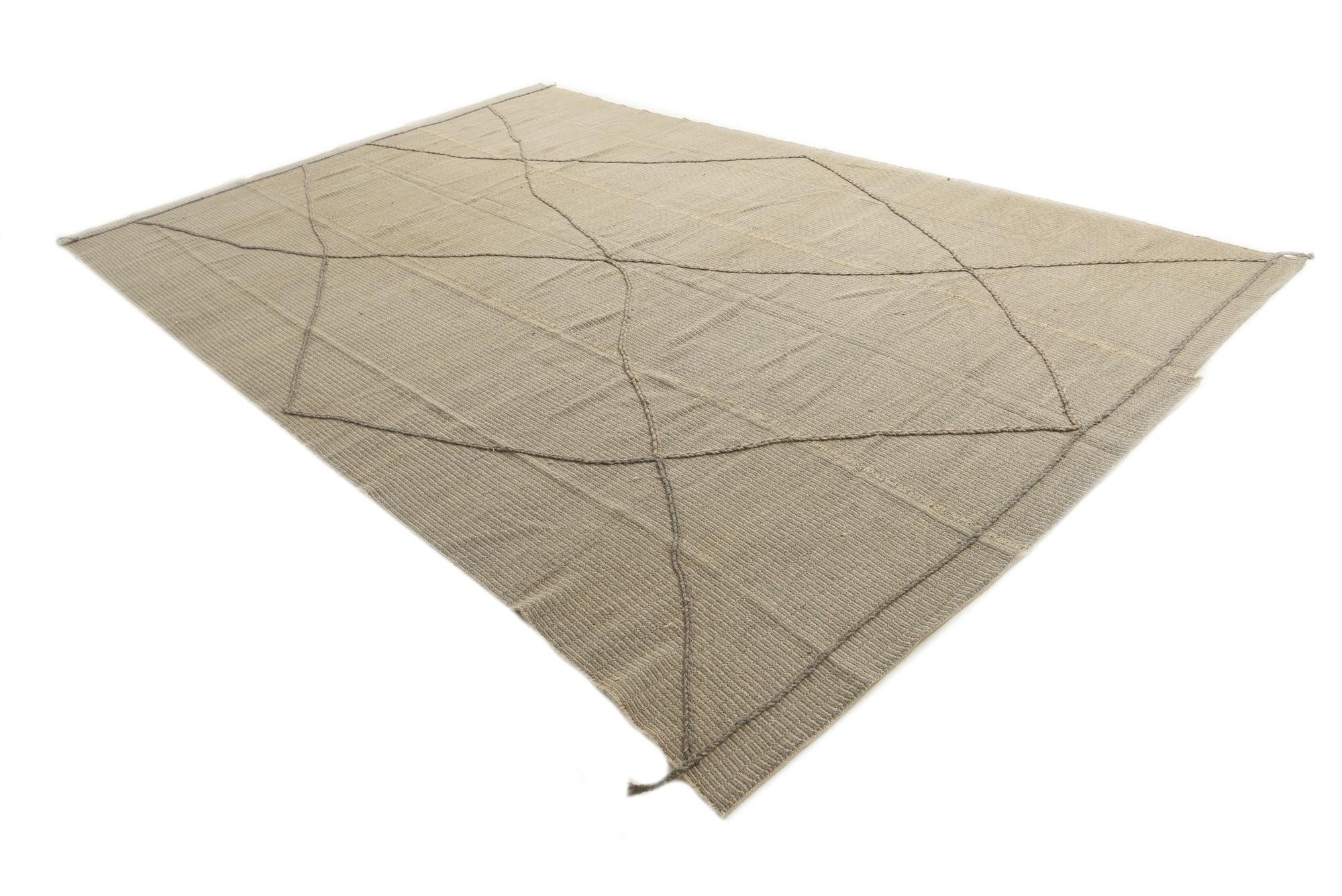 285cm x 440cm anudado a mano marroquí Alfombra Lana