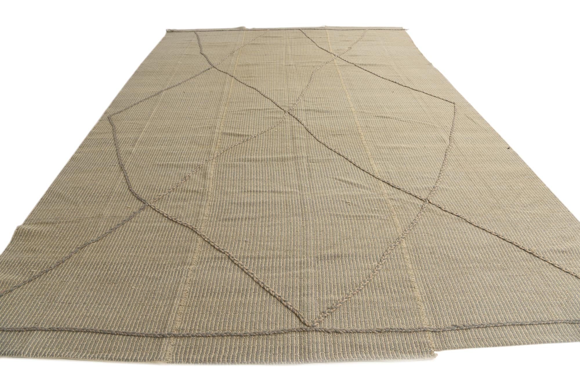 285cm x 440cm anudado a mano marroquí Alfombra Lana