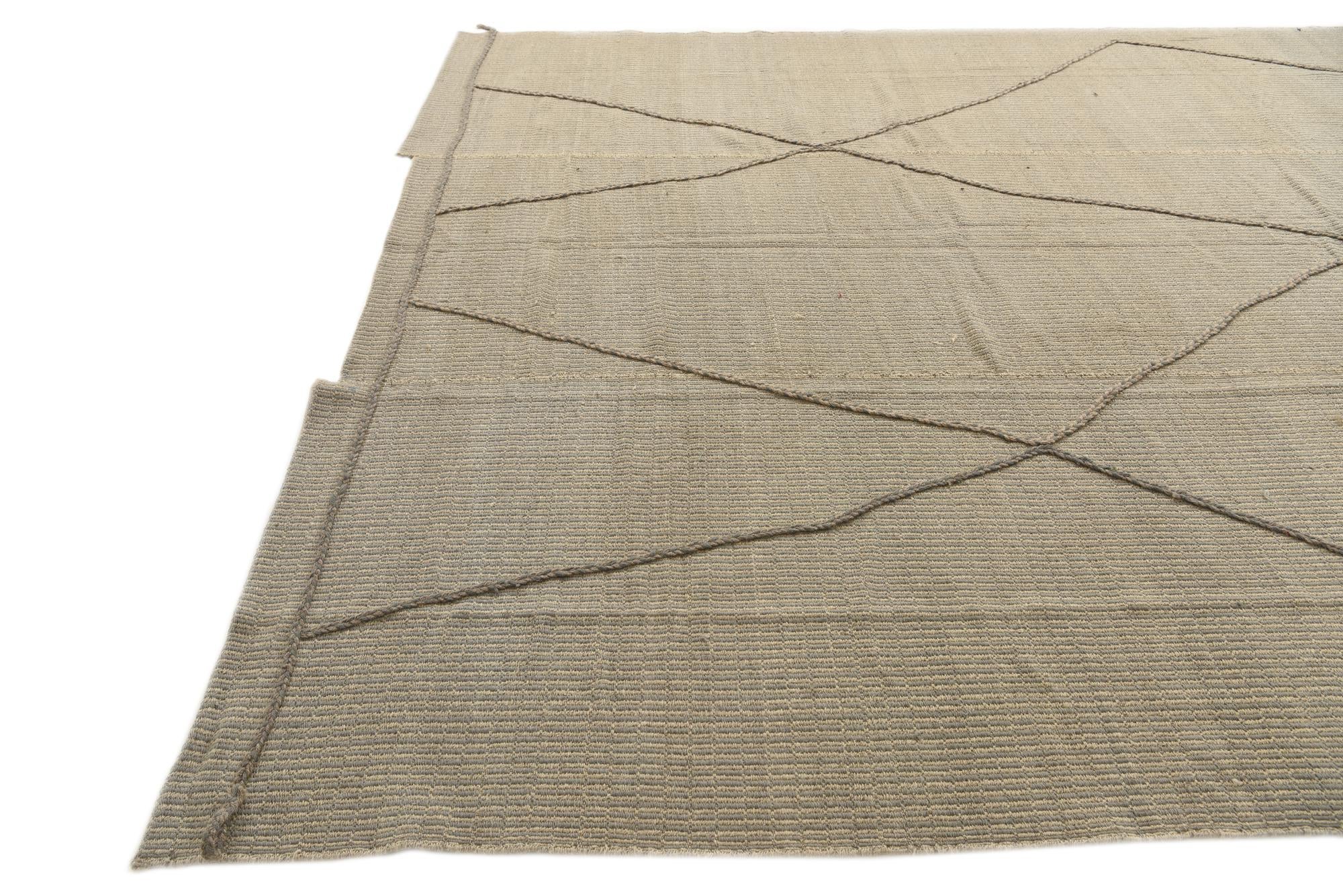 285cm x 440cm anudado a mano marroquí Alfombra Lana